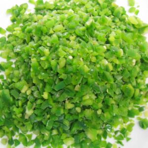 Frozen 6mm Diced Green Jalapeno