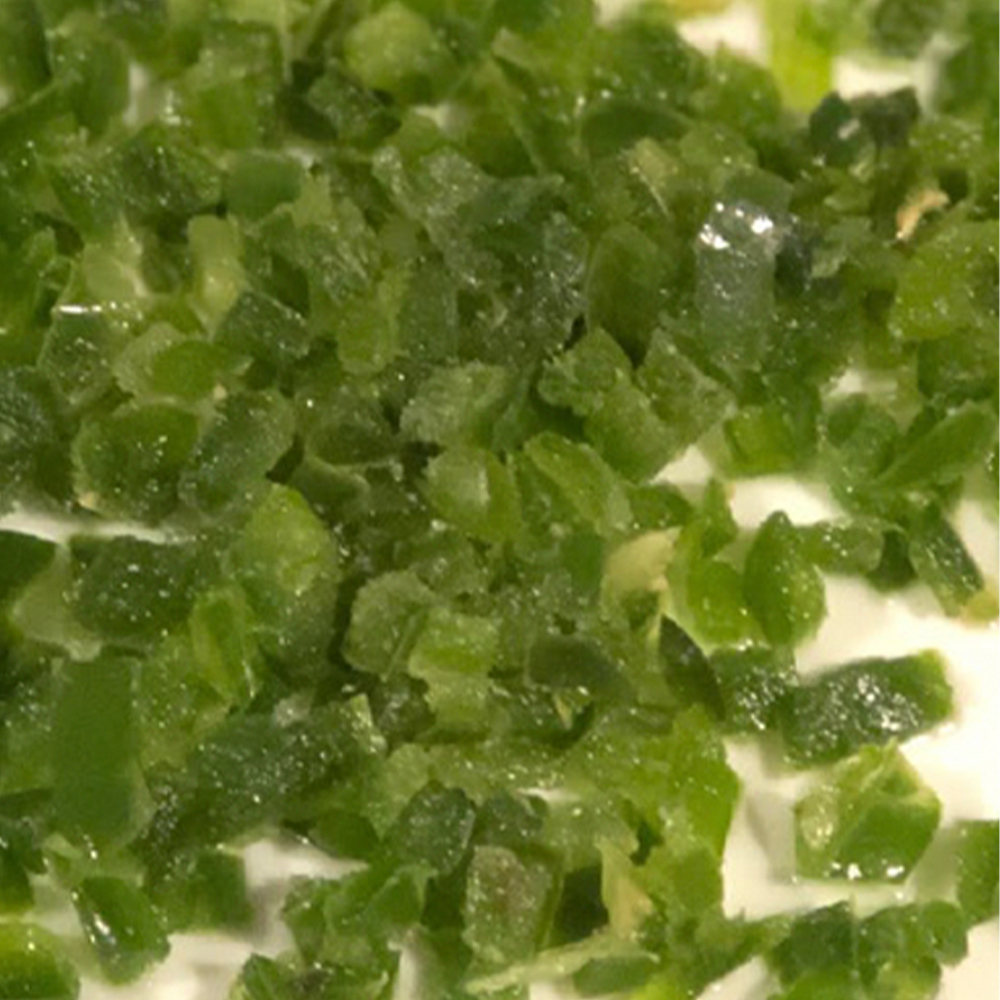 Frozen 6mm Sweet Diced Green Jalapenos