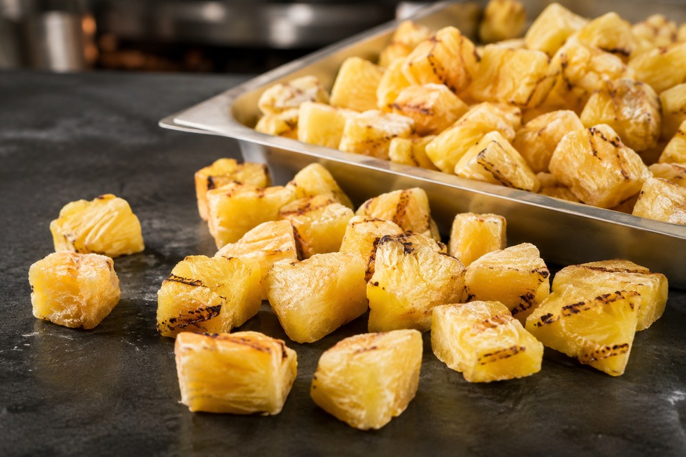IQF Pineapple Grilled Tidbits: Tropical Flavour With A Distinctive Grilled Finish