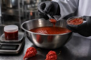 IQF Red Carolina Reaper Chillies Purée: Extreme Heat with Manufacturing Control