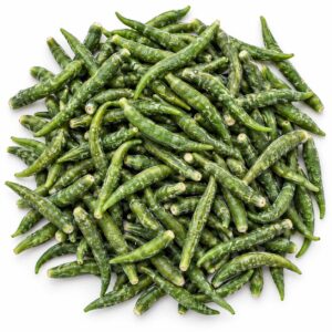 Frozen Whole Green Finger Chillies